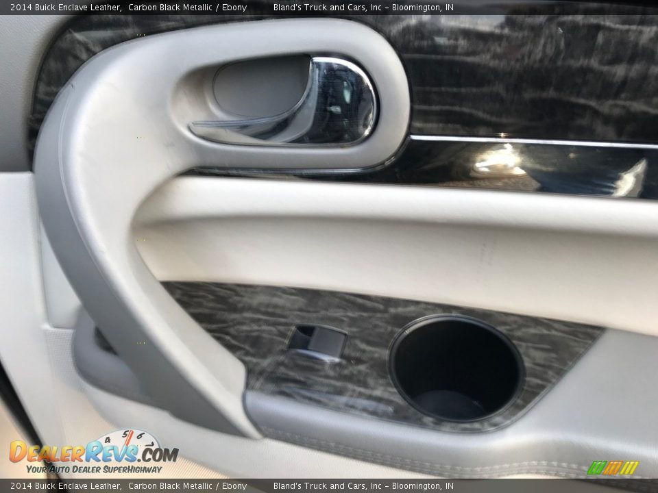 2014 Buick Enclave Leather Carbon Black Metallic / Ebony Photo #35