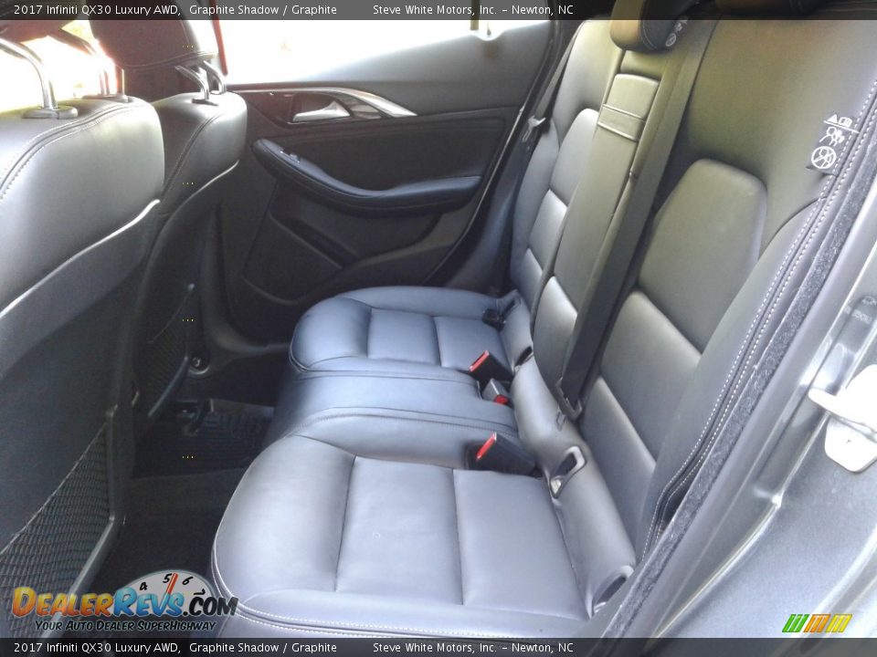 Rear Seat of 2017 Infiniti QX30 Luxury AWD Photo #12