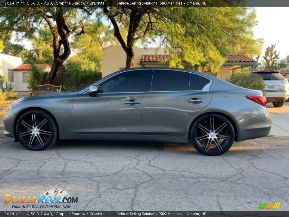 2014 Infiniti Q 50 3.7 AWD Graphite Shadow / Graphite Photo #1