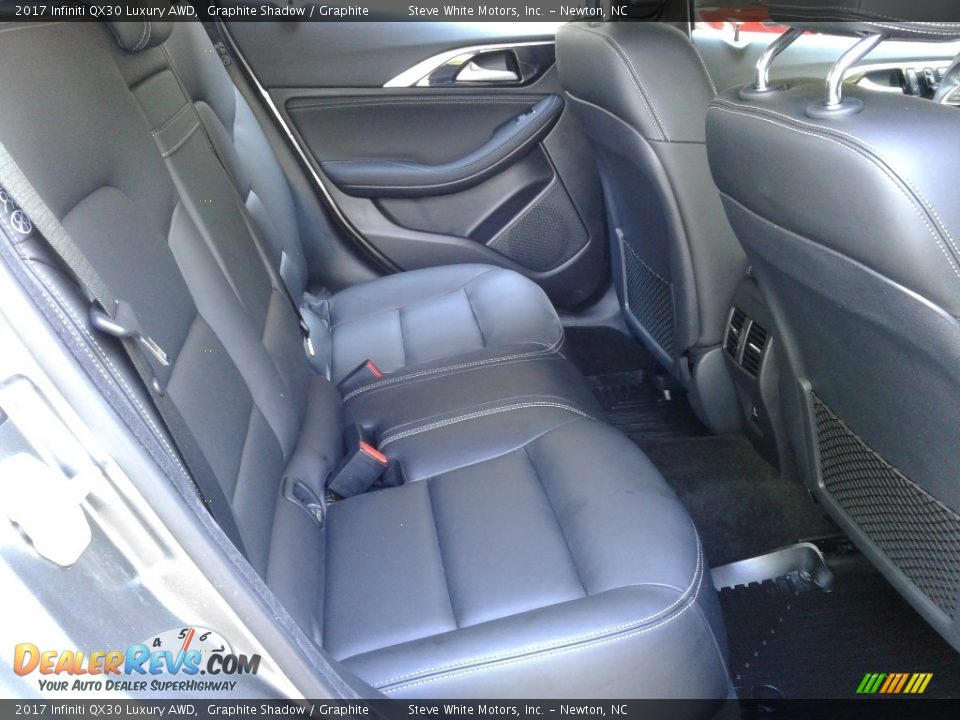 Rear Seat of 2017 Infiniti QX30 Luxury AWD Photo #14