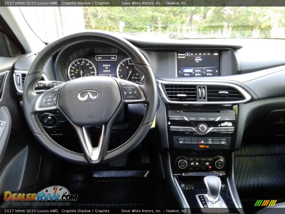 Dashboard of 2017 Infiniti QX30 Luxury AWD Photo #16