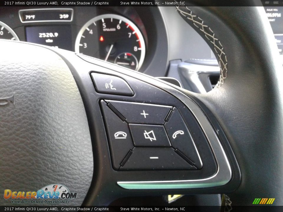 2017 Infiniti QX30 Luxury AWD Steering Wheel Photo #18