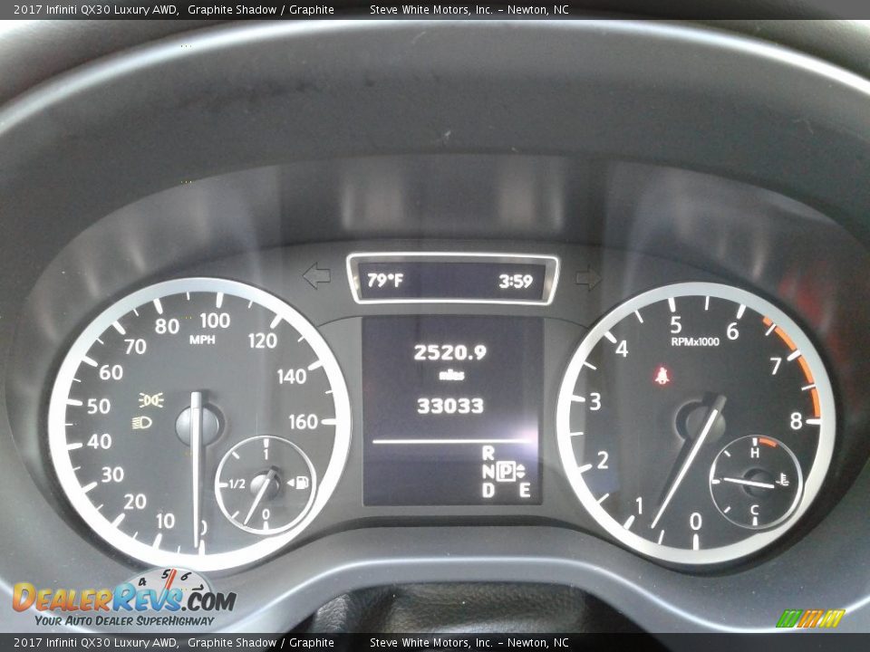 2017 Infiniti QX30 Luxury AWD Gauges Photo #19