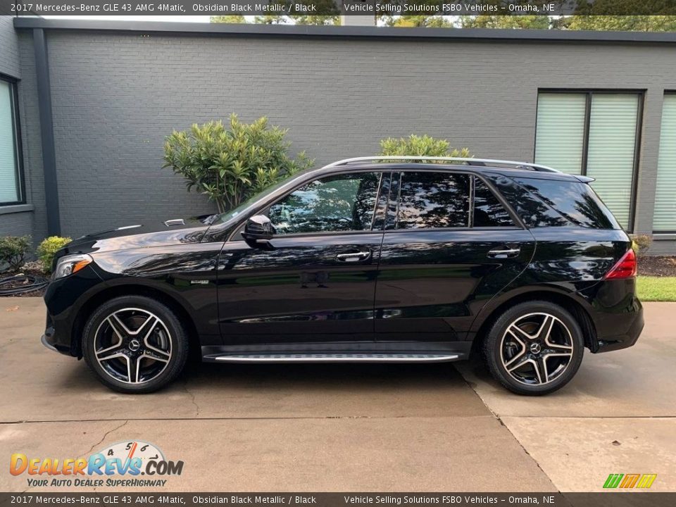 2017 Mercedes-Benz GLE 43 AMG 4Matic Obsidian Black Metallic / Black Photo #1