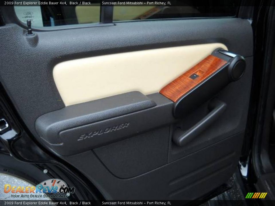 2009 Ford Explorer Eddie Bauer 4x4 Black / Black Photo #20