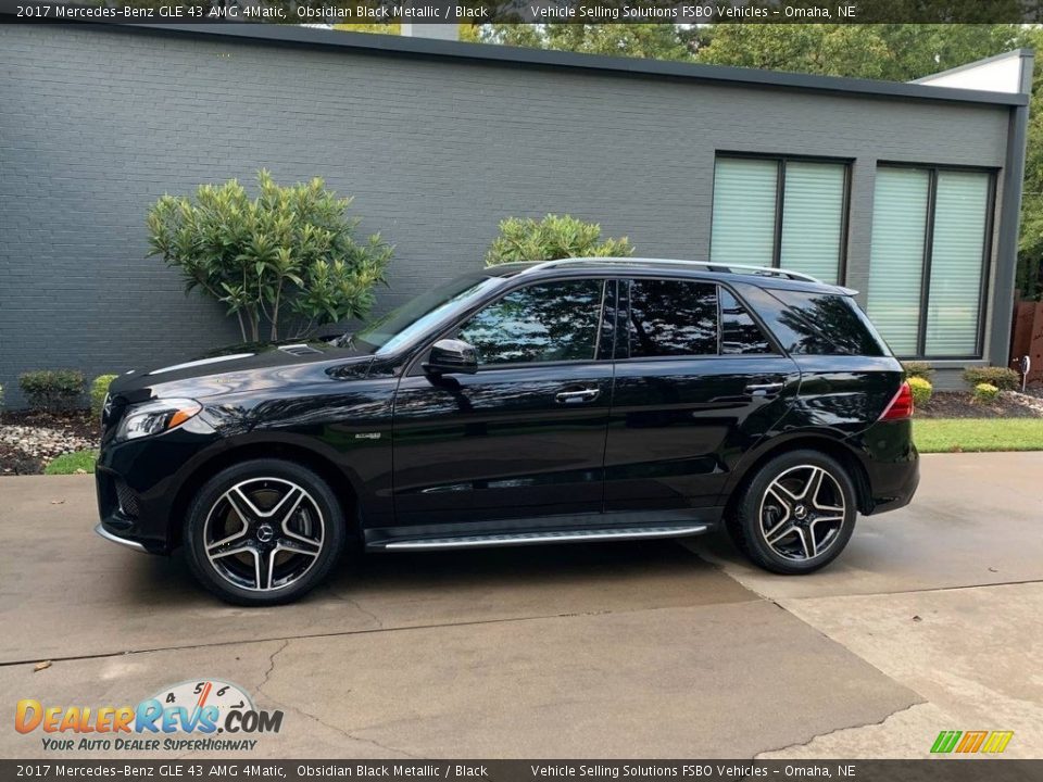 2017 Mercedes-Benz GLE 43 AMG 4Matic Obsidian Black Metallic / Black Photo #6