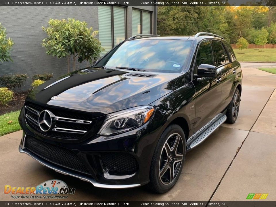 2017 Mercedes-Benz GLE 43 AMG 4Matic Obsidian Black Metallic / Black Photo #7