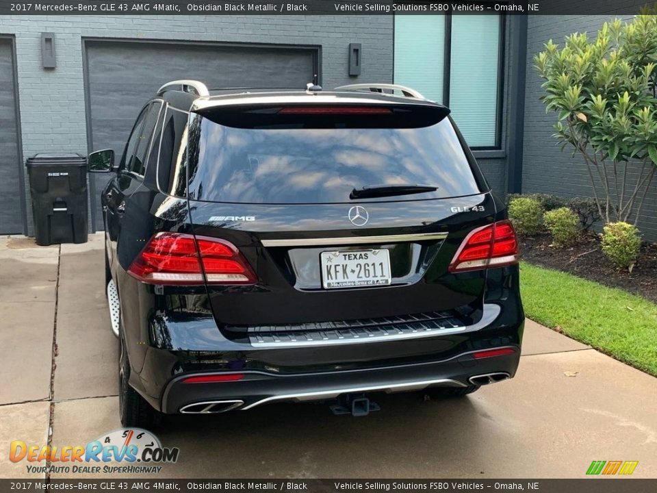 2017 Mercedes-Benz GLE 43 AMG 4Matic Obsidian Black Metallic / Black Photo #11