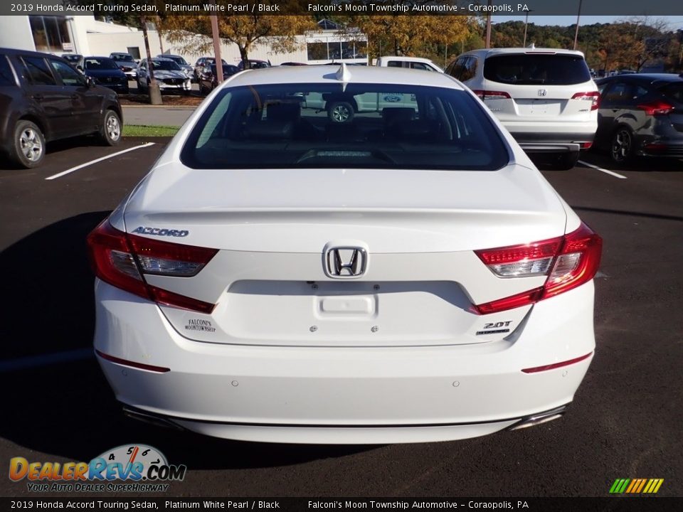 2019 Honda Accord Touring Sedan Platinum White Pearl / Black Photo #3