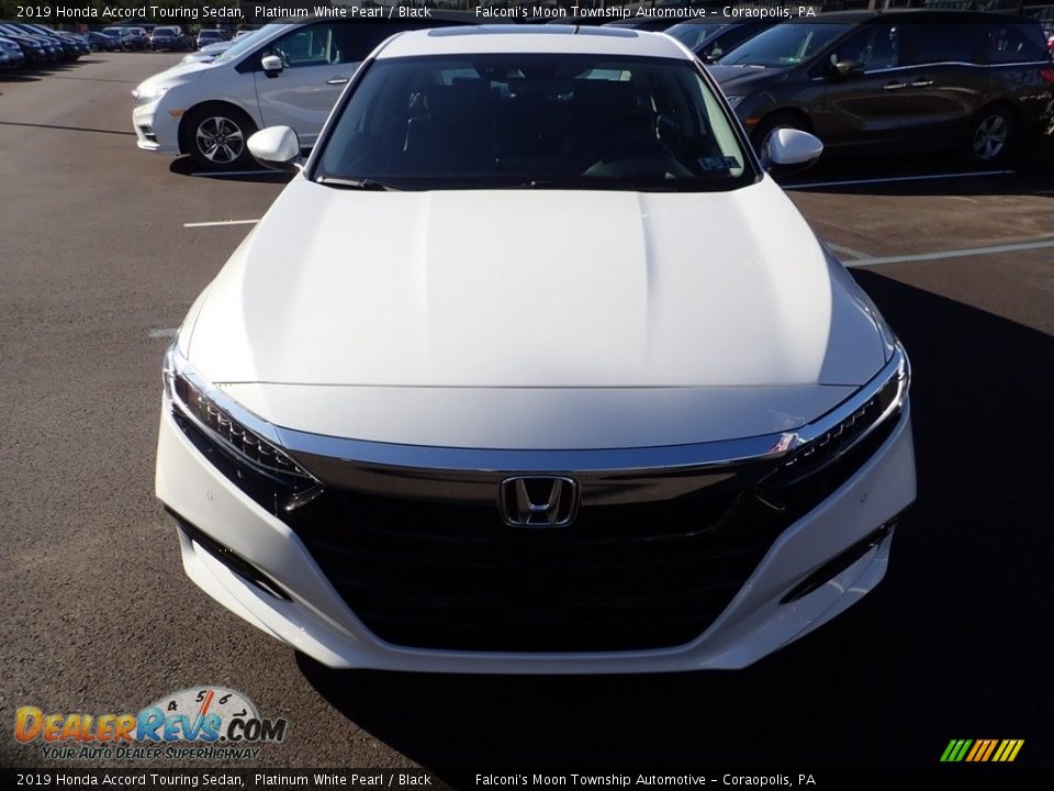 2019 Honda Accord Touring Sedan Platinum White Pearl / Black Photo #6