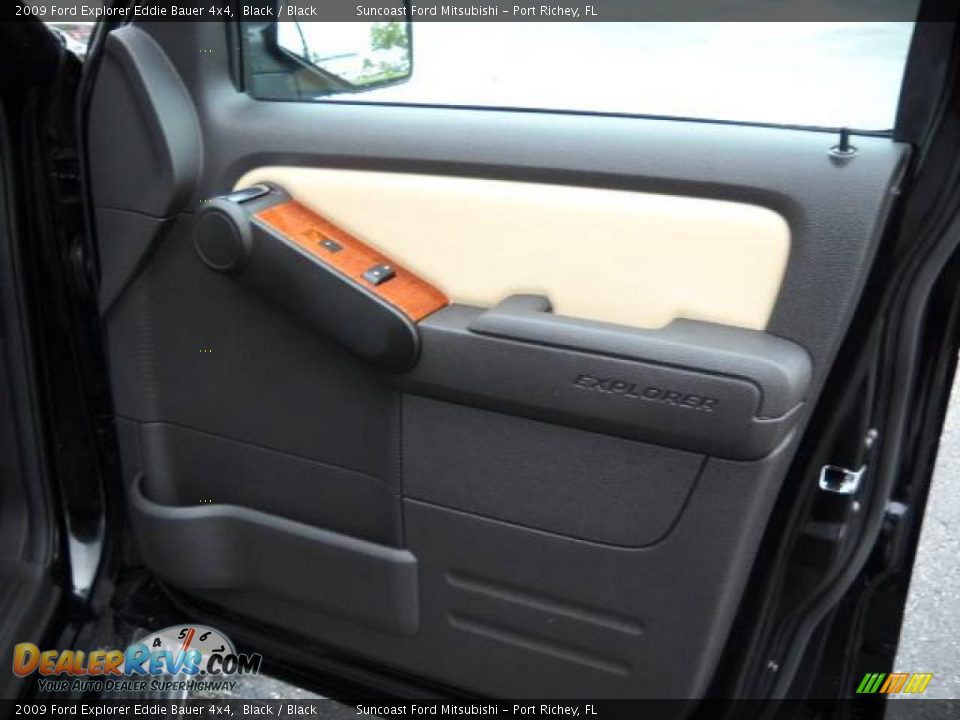 2009 Ford Explorer Eddie Bauer 4x4 Black / Black Photo #22