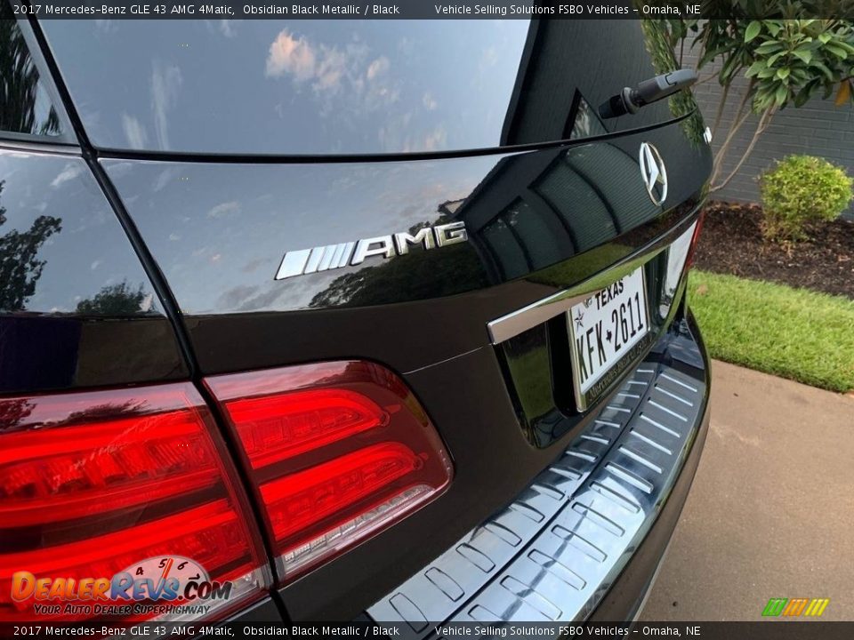 2017 Mercedes-Benz GLE 43 AMG 4Matic Obsidian Black Metallic / Black Photo #20