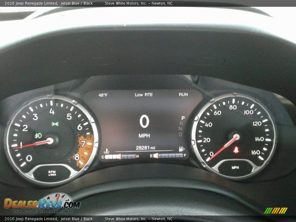 2016 Jeep Renegade Limited Gauges Photo #20