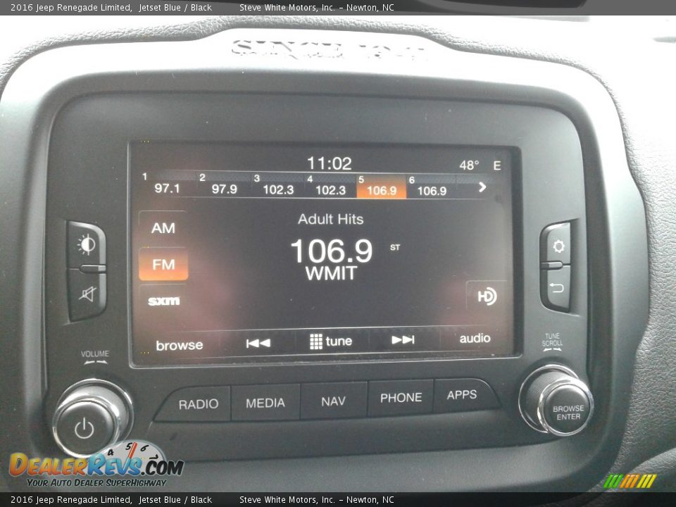 Audio System of 2016 Jeep Renegade Limited Photo #21