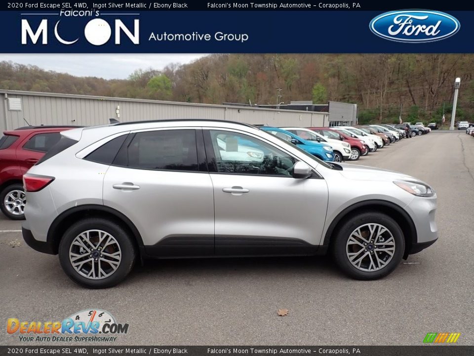 2020 Ford Escape SEL 4WD Ingot Silver Metallic / Ebony Black Photo #1