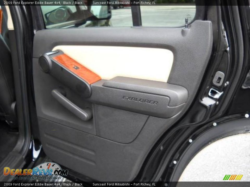 2009 Ford Explorer Eddie Bauer 4x4 Black / Black Photo #24