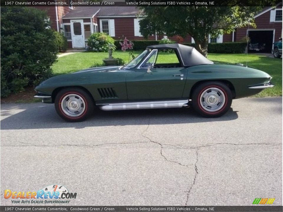 1967 Chevrolet Corvette Convertible Goodwood Green / Green Photo #1