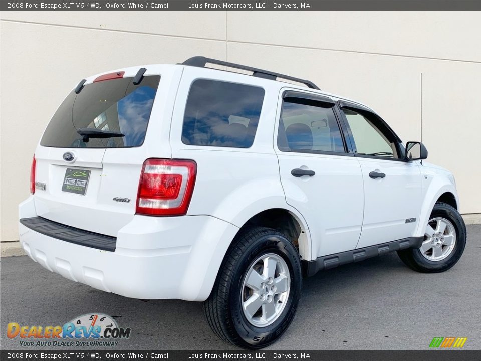 2008 Ford Escape XLT V6 4WD Oxford White / Camel Photo #4