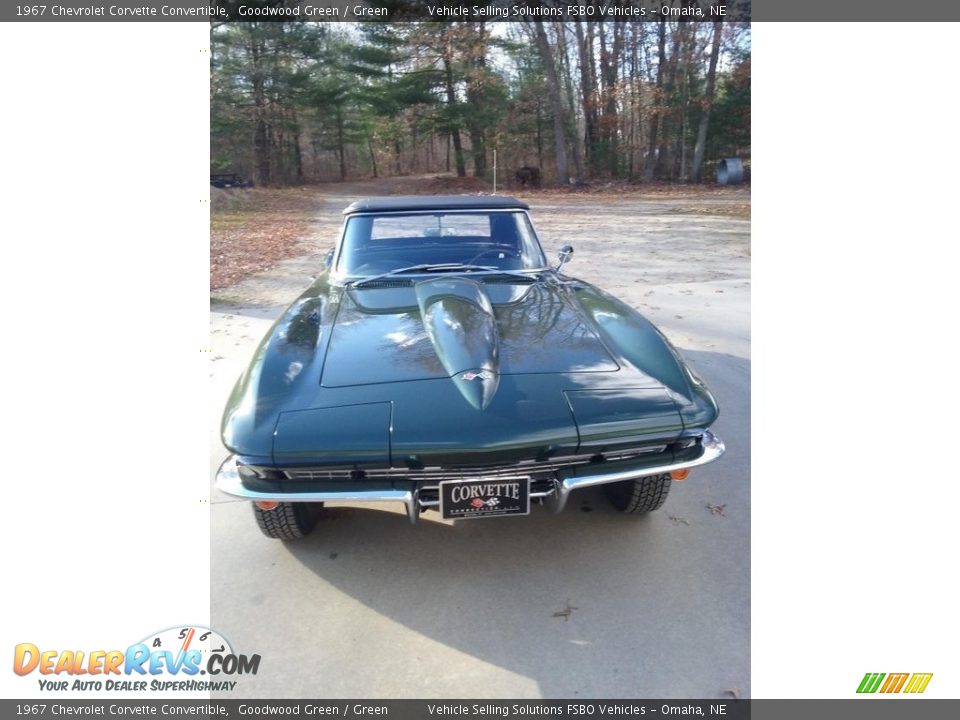 1967 Chevrolet Corvette Convertible Goodwood Green / Green Photo #2