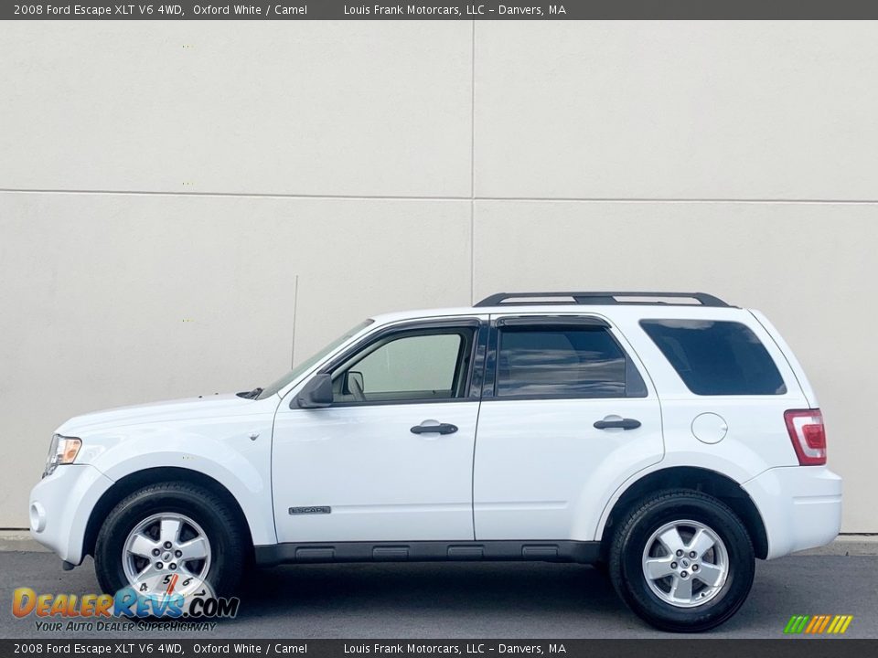 2008 Ford Escape XLT V6 4WD Oxford White / Camel Photo #5