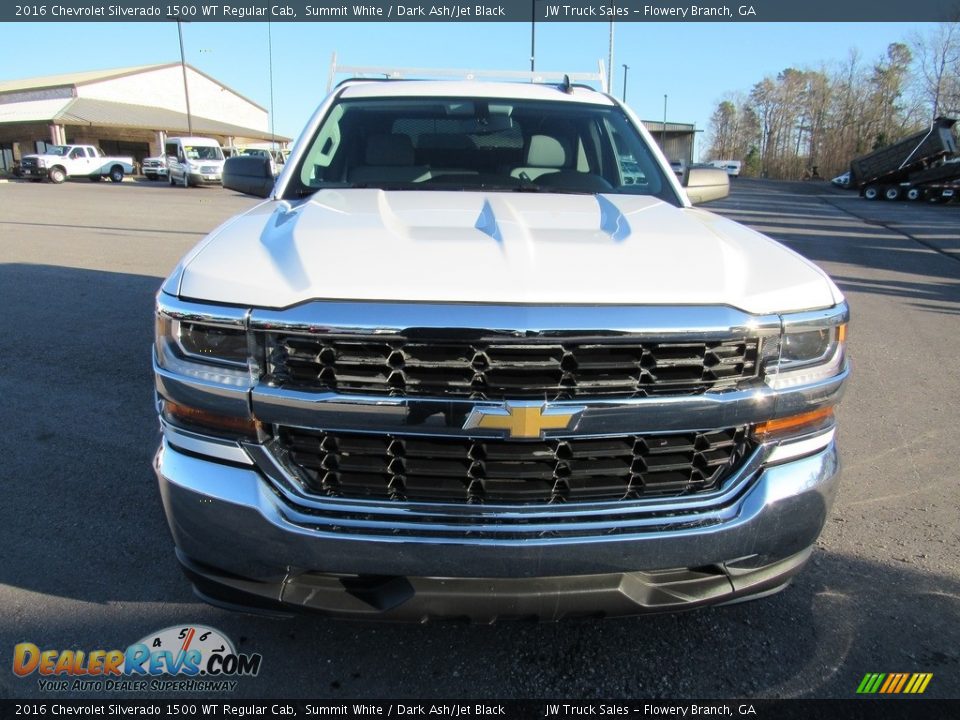 2016 Chevrolet Silverado 1500 WT Regular Cab Summit White / Dark Ash/Jet Black Photo #8