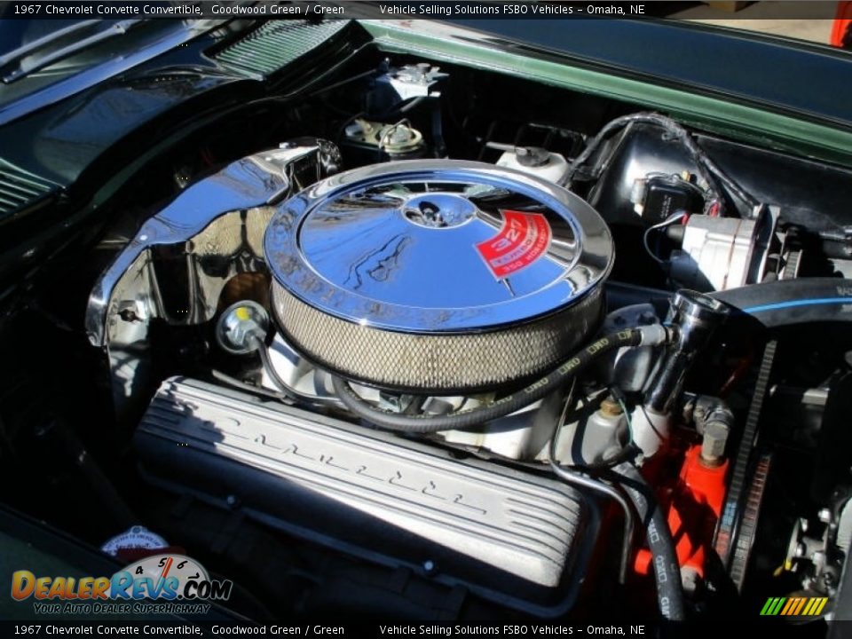 1967 Chevrolet Corvette Convertible Goodwood Green / Green Photo #4