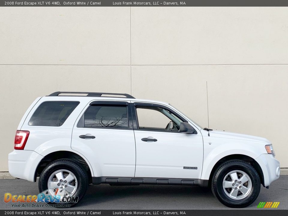 2008 Ford Escape XLT V6 4WD Oxford White / Camel Photo #7