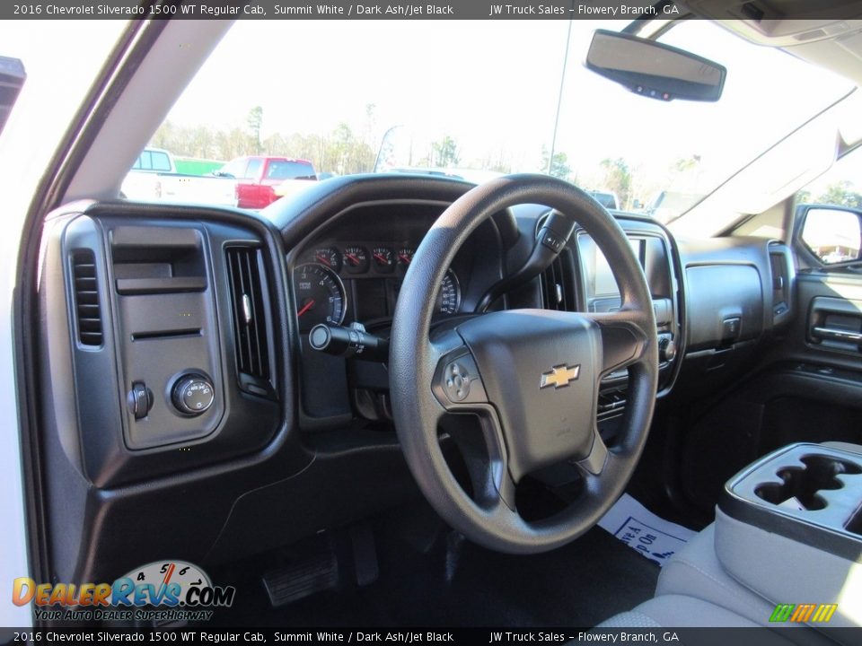 2016 Chevrolet Silverado 1500 WT Regular Cab Summit White / Dark Ash/Jet Black Photo #16