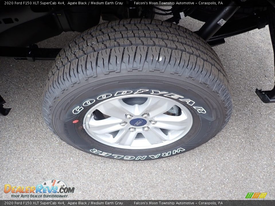 2020 Ford F150 XLT SuperCab 4x4 Agate Black / Medium Earth Gray Photo #7