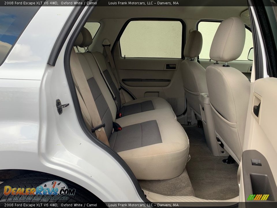 2008 Ford Escape XLT V6 4WD Oxford White / Camel Photo #15