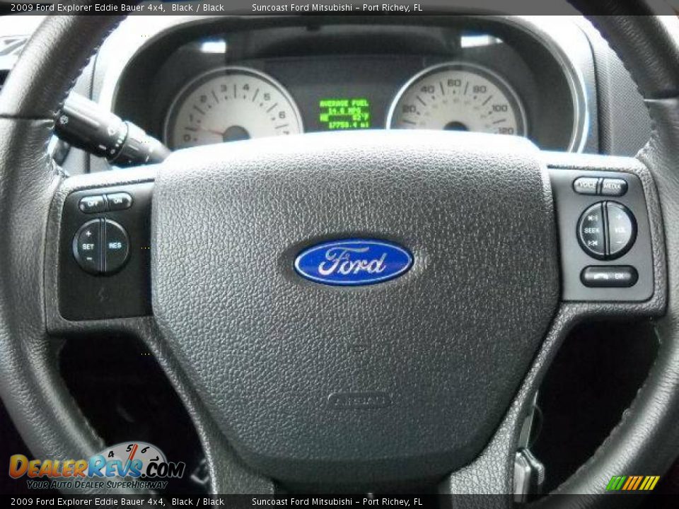 2009 Ford Explorer Eddie Bauer 4x4 Black / Black Photo #27