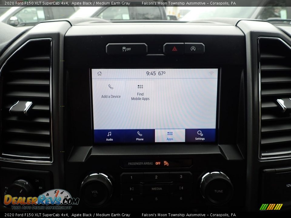 2020 Ford F150 XLT SuperCab 4x4 Agate Black / Medium Earth Gray Photo #13