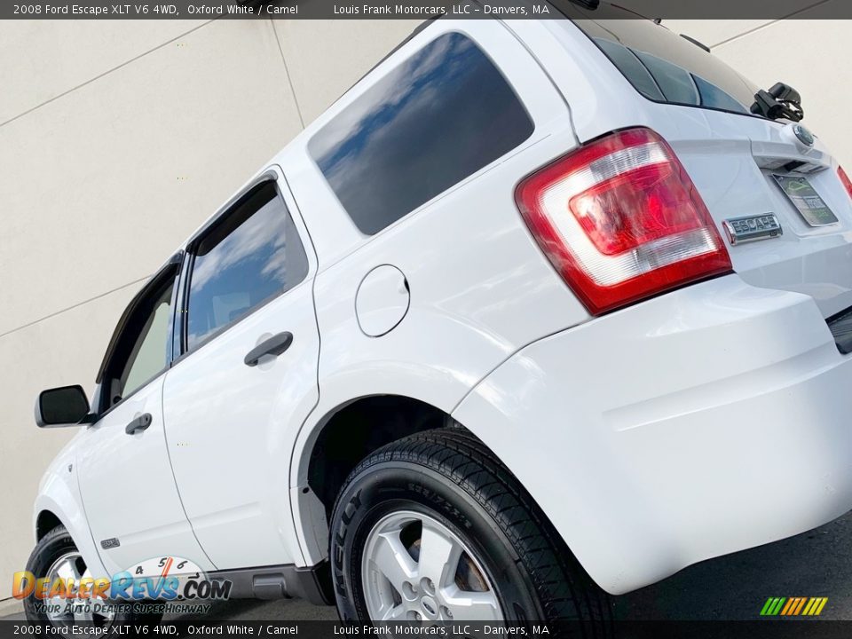 2008 Ford Escape XLT V6 4WD Oxford White / Camel Photo #21