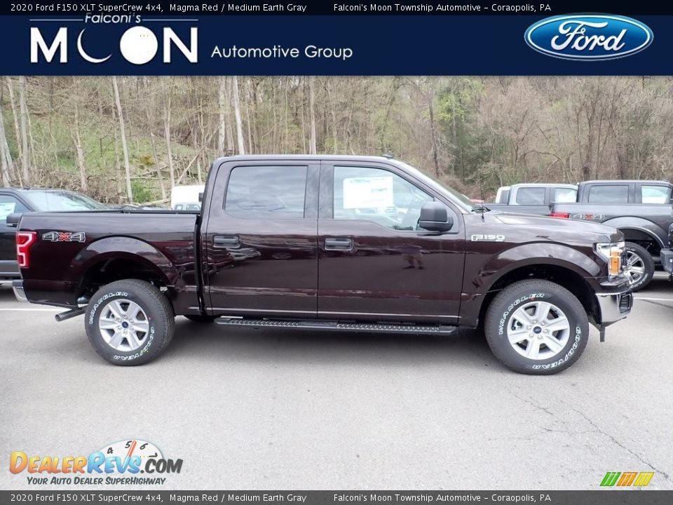 2020 Ford F150 XLT SuperCrew 4x4 Magma Red / Medium Earth Gray Photo #1