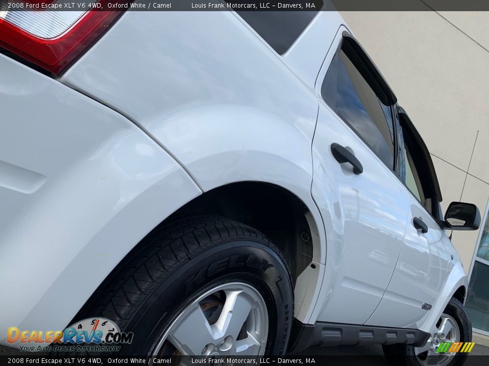 2008 Ford Escape XLT V6 4WD Oxford White / Camel Photo #23