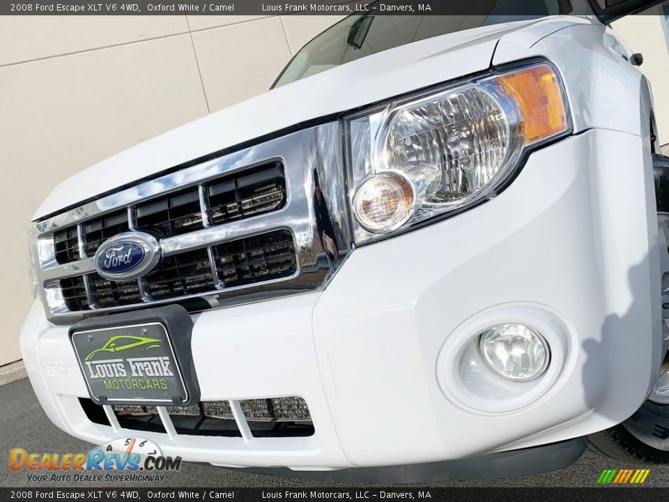 2008 Ford Escape XLT V6 4WD Oxford White / Camel Photo #24