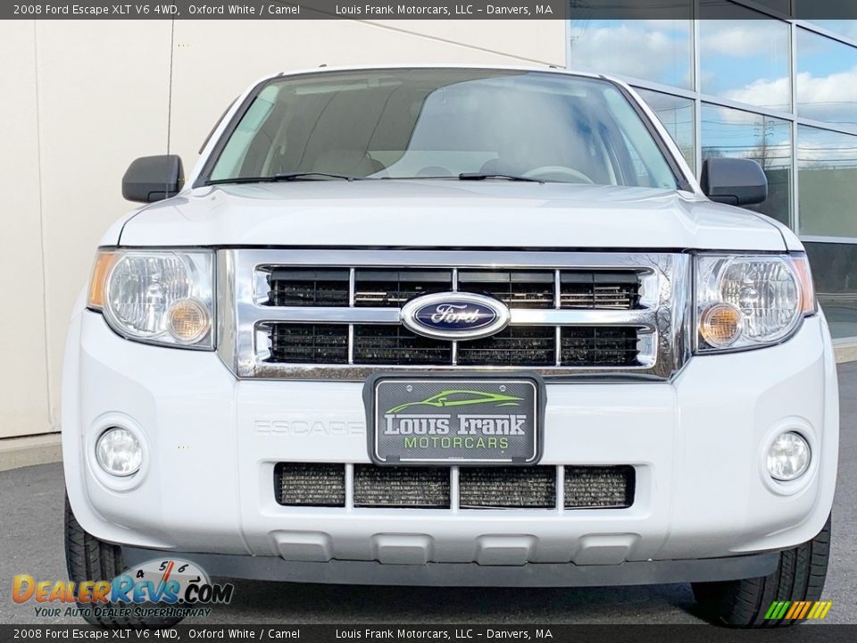 2008 Ford Escape XLT V6 4WD Oxford White / Camel Photo #25