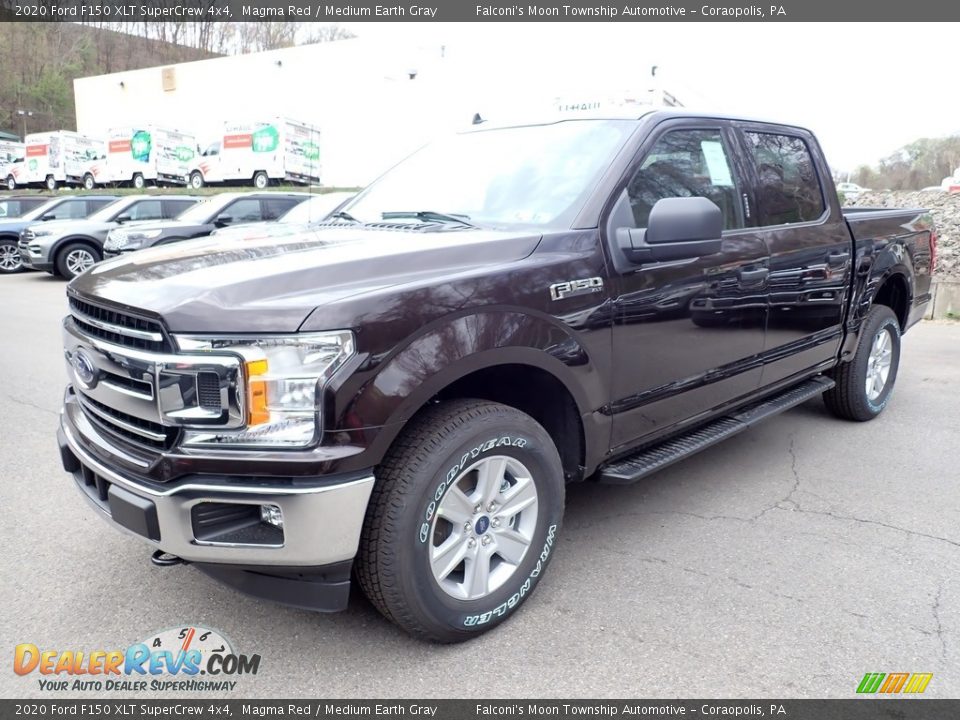 2020 Ford F150 XLT SuperCrew 4x4 Magma Red / Medium Earth Gray Photo #5