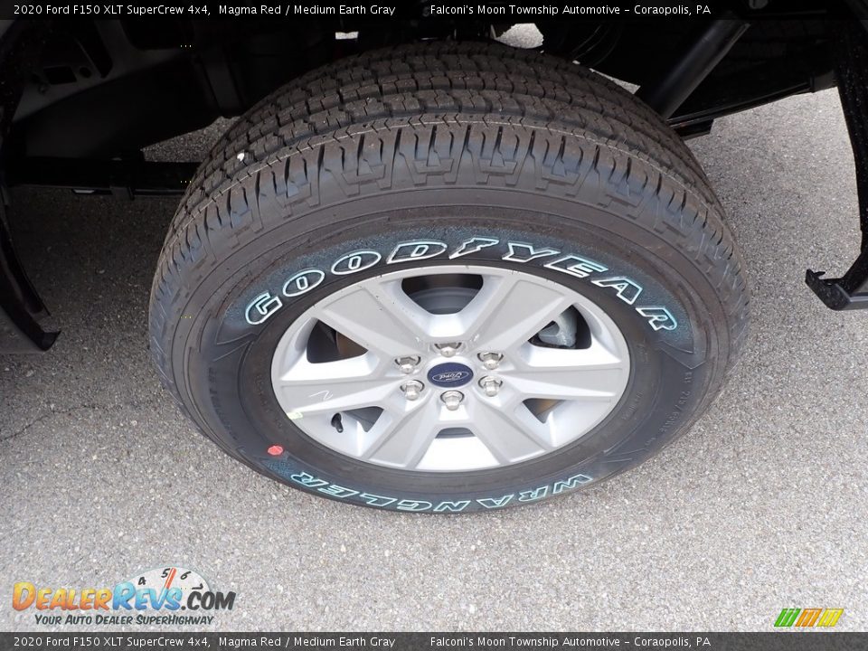 2020 Ford F150 XLT SuperCrew 4x4 Magma Red / Medium Earth Gray Photo #7