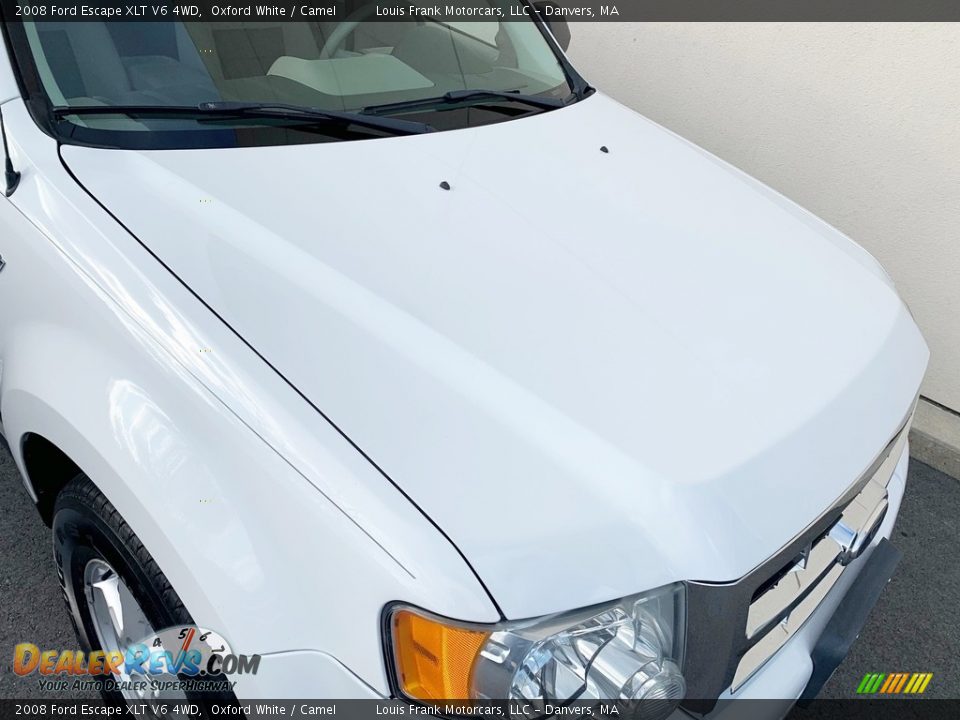 2008 Ford Escape XLT V6 4WD Oxford White / Camel Photo #29