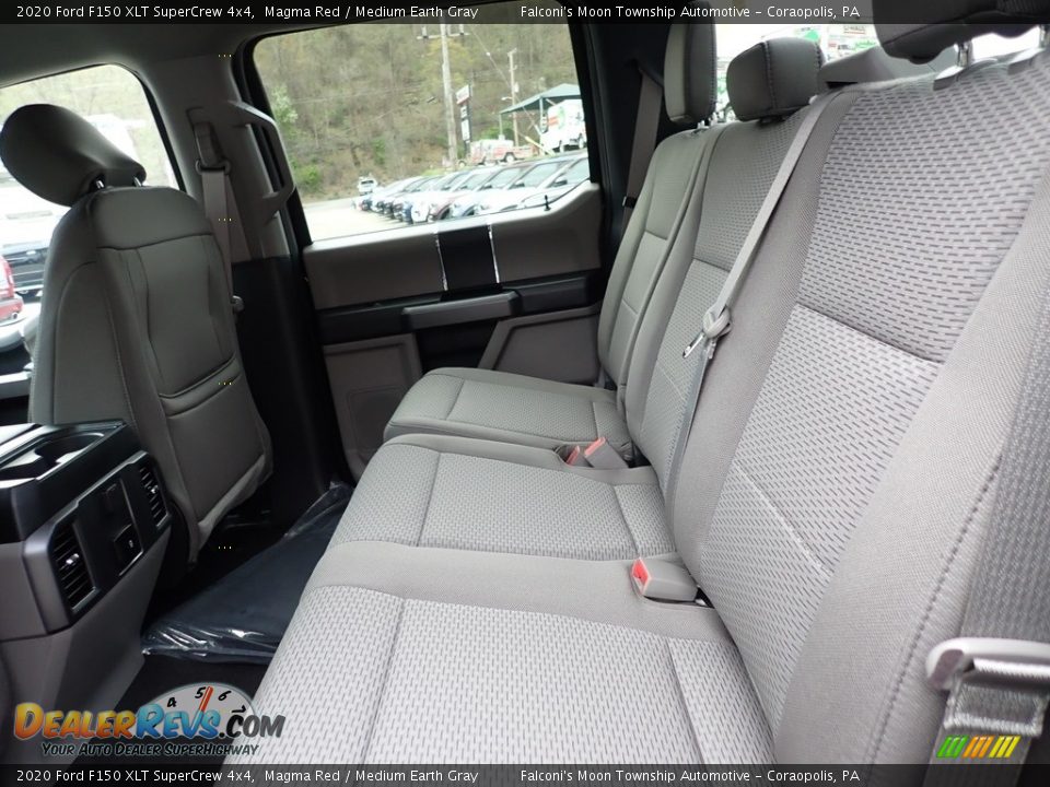 2020 Ford F150 XLT SuperCrew 4x4 Magma Red / Medium Earth Gray Photo #8
