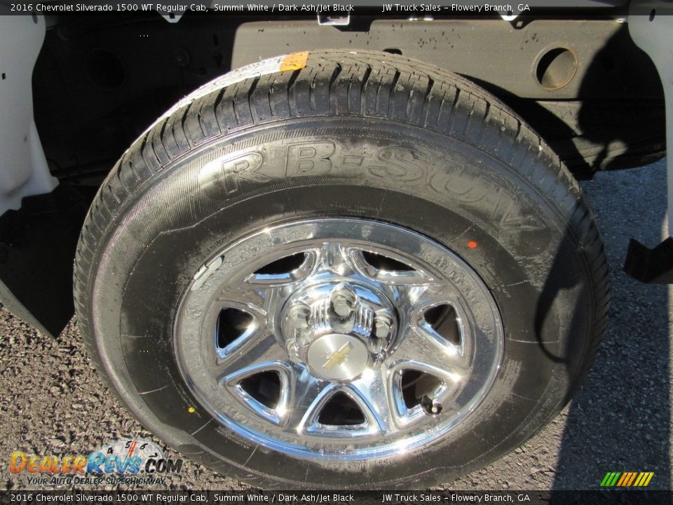 2016 Chevrolet Silverado 1500 WT Regular Cab Summit White / Dark Ash/Jet Black Photo #33