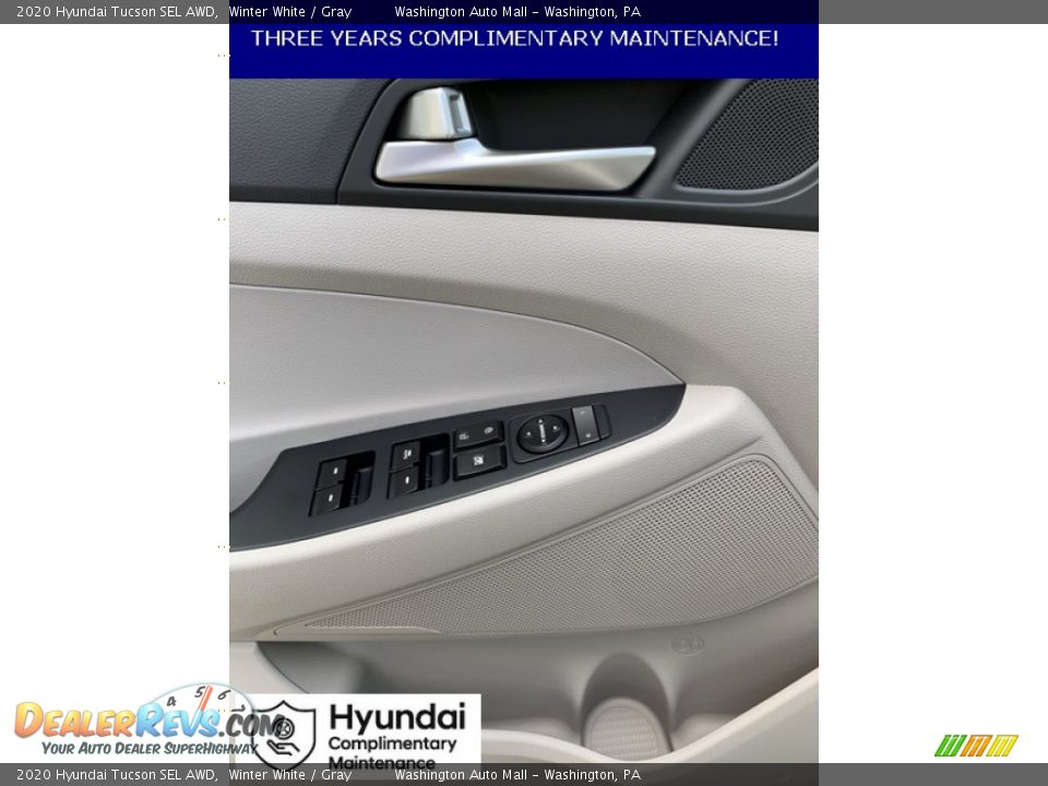 2020 Hyundai Tucson SEL AWD Winter White / Gray Photo #12