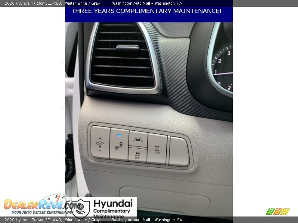 2020 Hyundai Tucson SEL AWD Winter White / Gray Photo #13