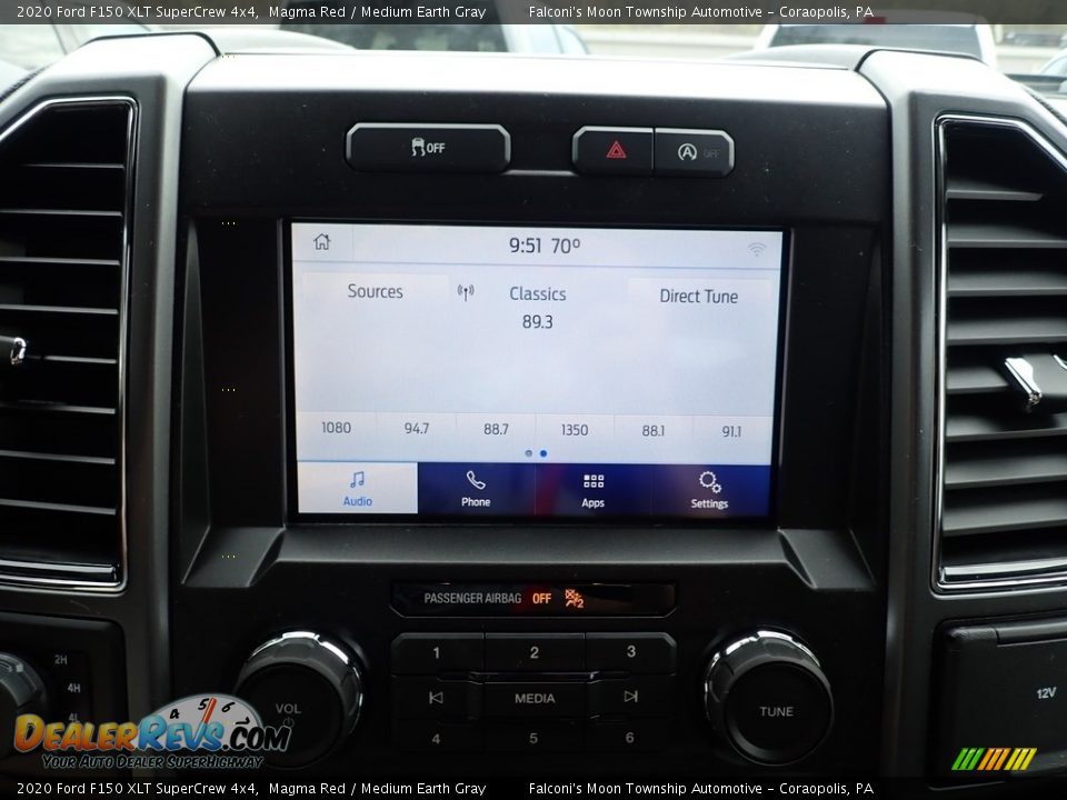 2020 Ford F150 XLT SuperCrew 4x4 Magma Red / Medium Earth Gray Photo #12