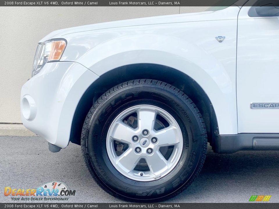 2008 Ford Escape XLT V6 4WD Oxford White / Camel Photo #34