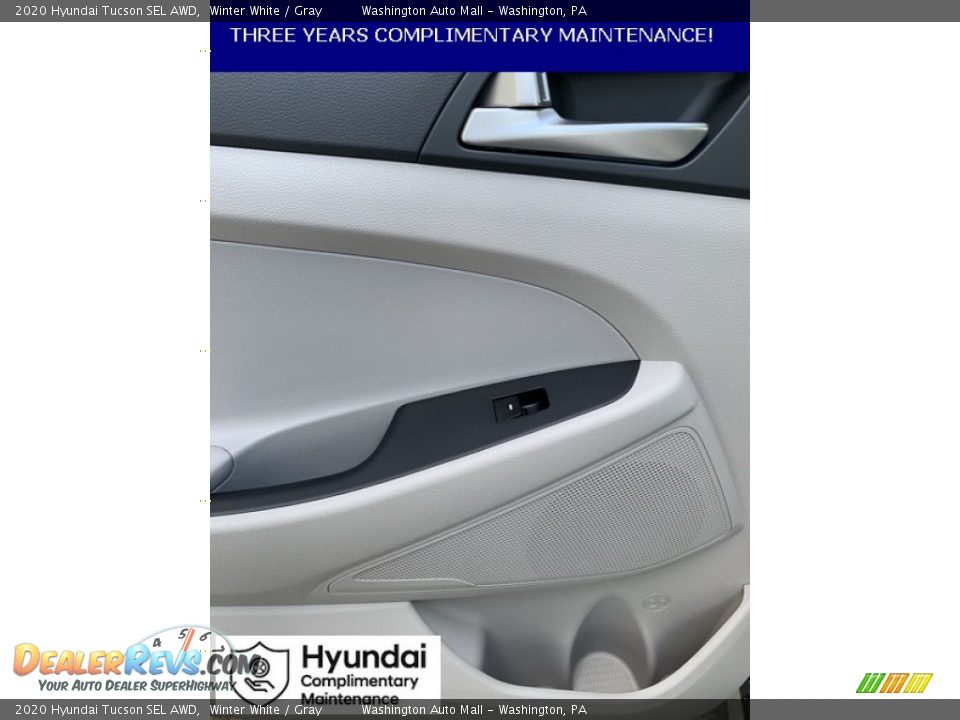 2020 Hyundai Tucson SEL AWD Winter White / Gray Photo #18