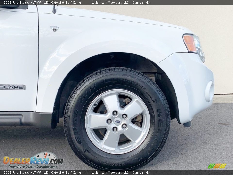 2008 Ford Escape XLT V6 4WD Oxford White / Camel Photo #35