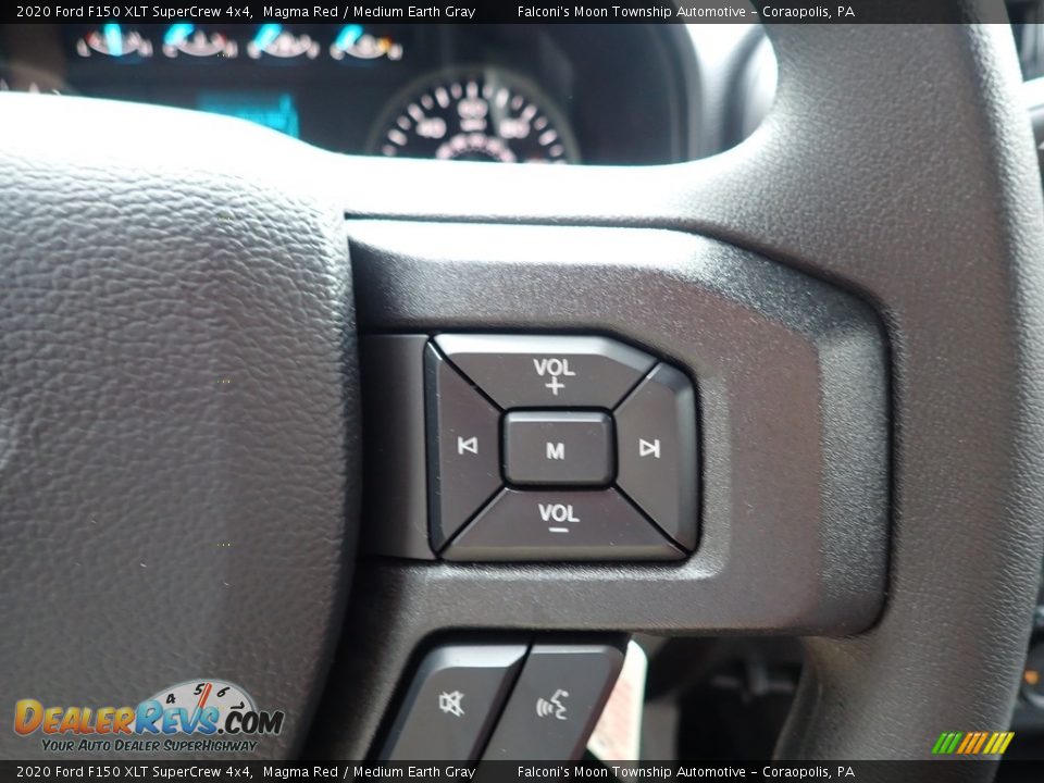 2020 Ford F150 XLT SuperCrew 4x4 Magma Red / Medium Earth Gray Photo #14