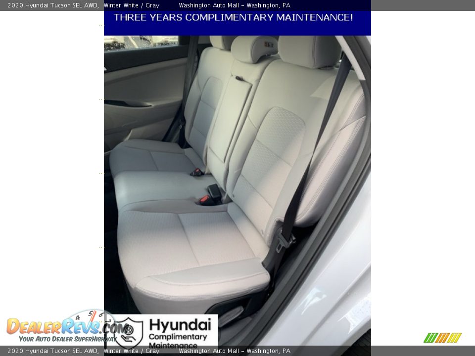 2020 Hyundai Tucson SEL AWD Winter White / Gray Photo #19